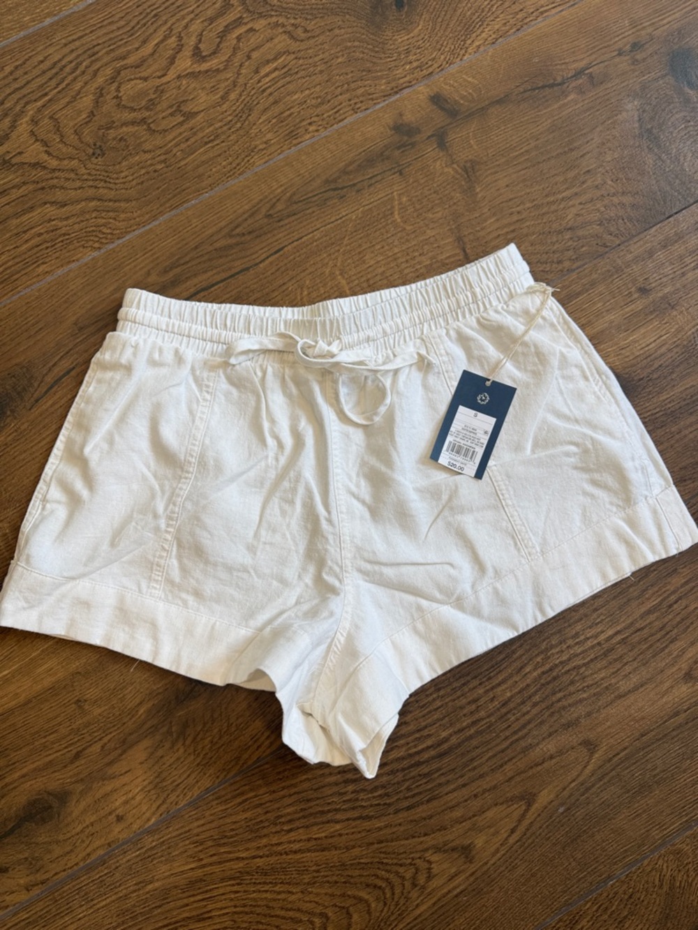 Universal Thread Womans Casual Drawstring Linen-Blend Women’s Shorts